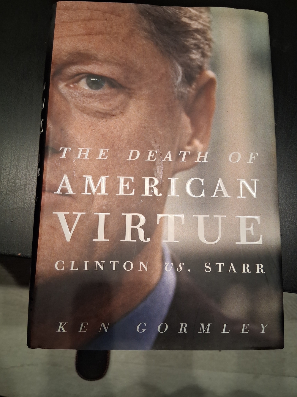 The Death of American Virtue Hardcover Journal - Blue Cover